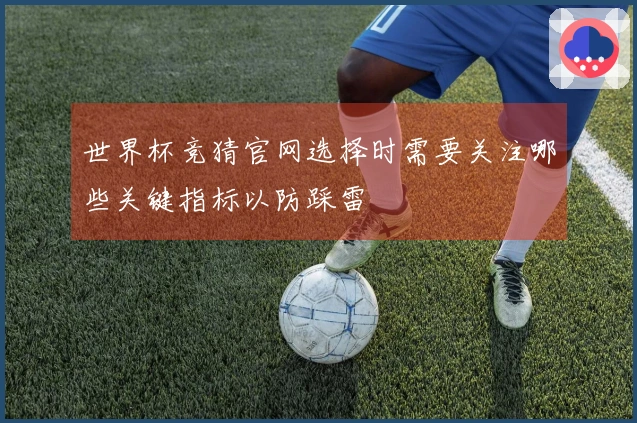 世界杯竞猜官网选择时需要关注哪些关键指标以防踩雷