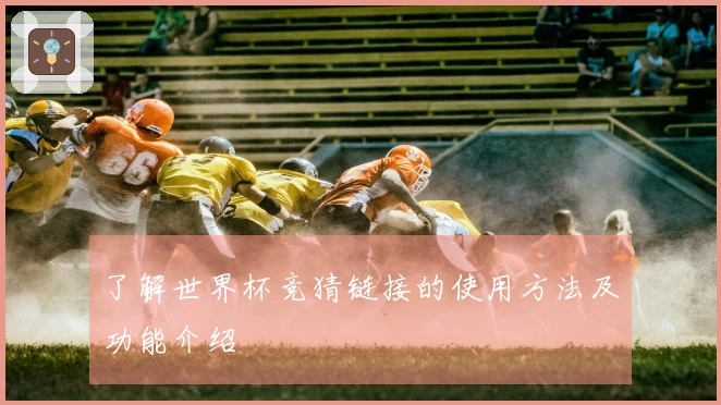 了解世界杯竞猜链接的使用方法及功能介绍