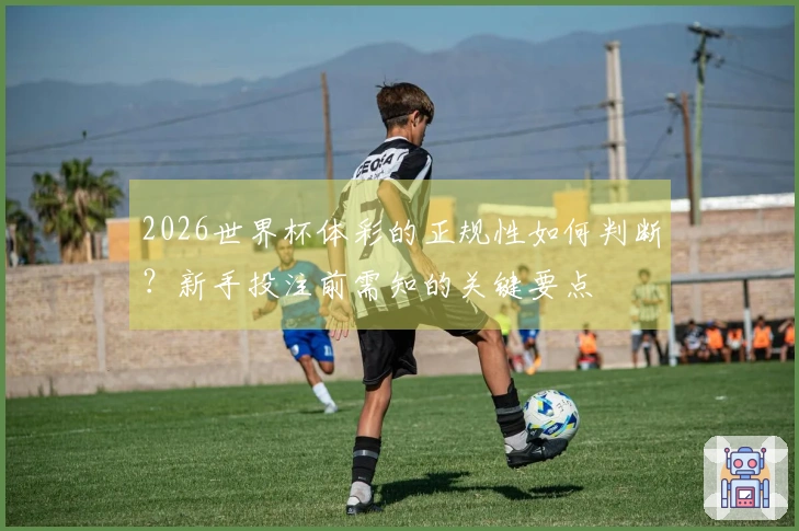 2026世界杯体彩的正规性如何判断？新手投注前需知的关键要点